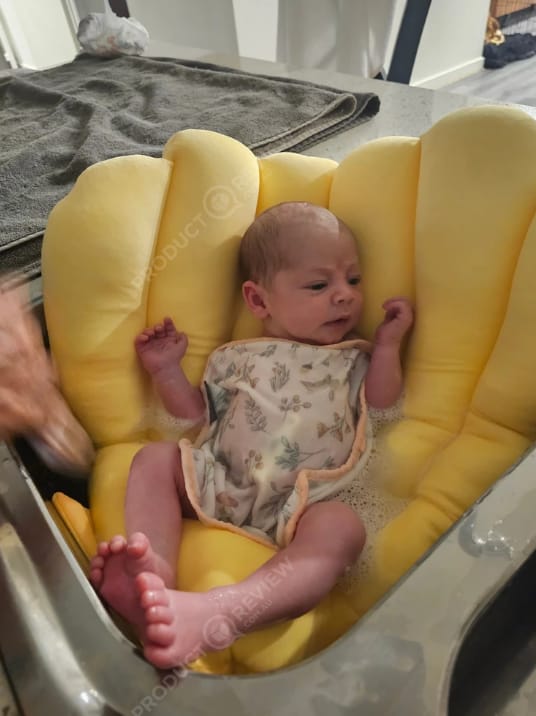 Customer photo review of Bleue Bebe's Sink Bather
