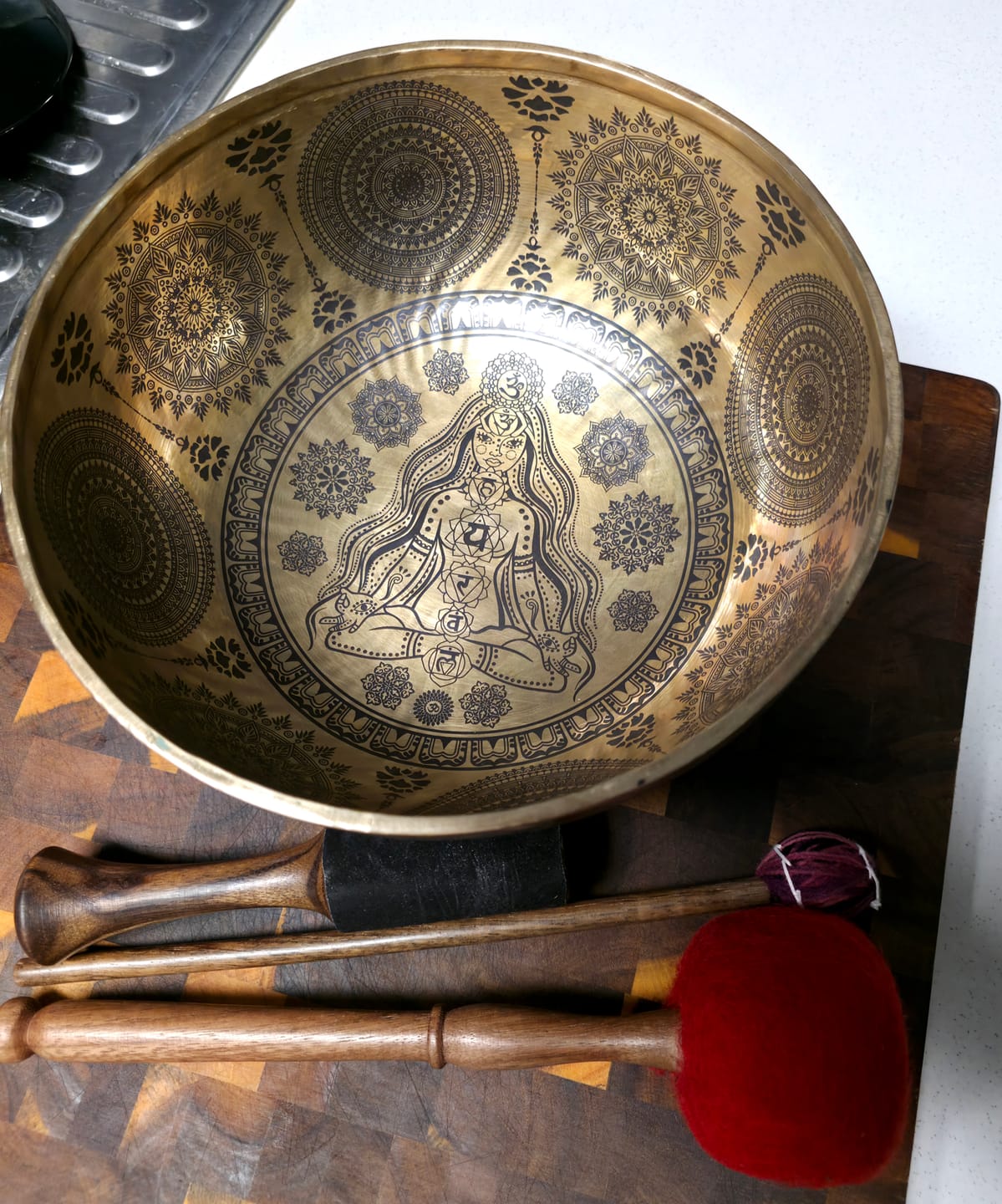 Customer photo review of Chakra Healing Singing Bowl