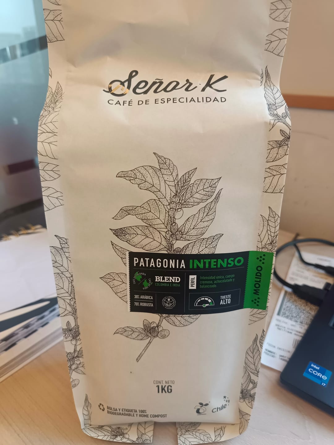Customer photo review of Blend Patagonia Intenso Bolsa 1 KG | MOLIDO