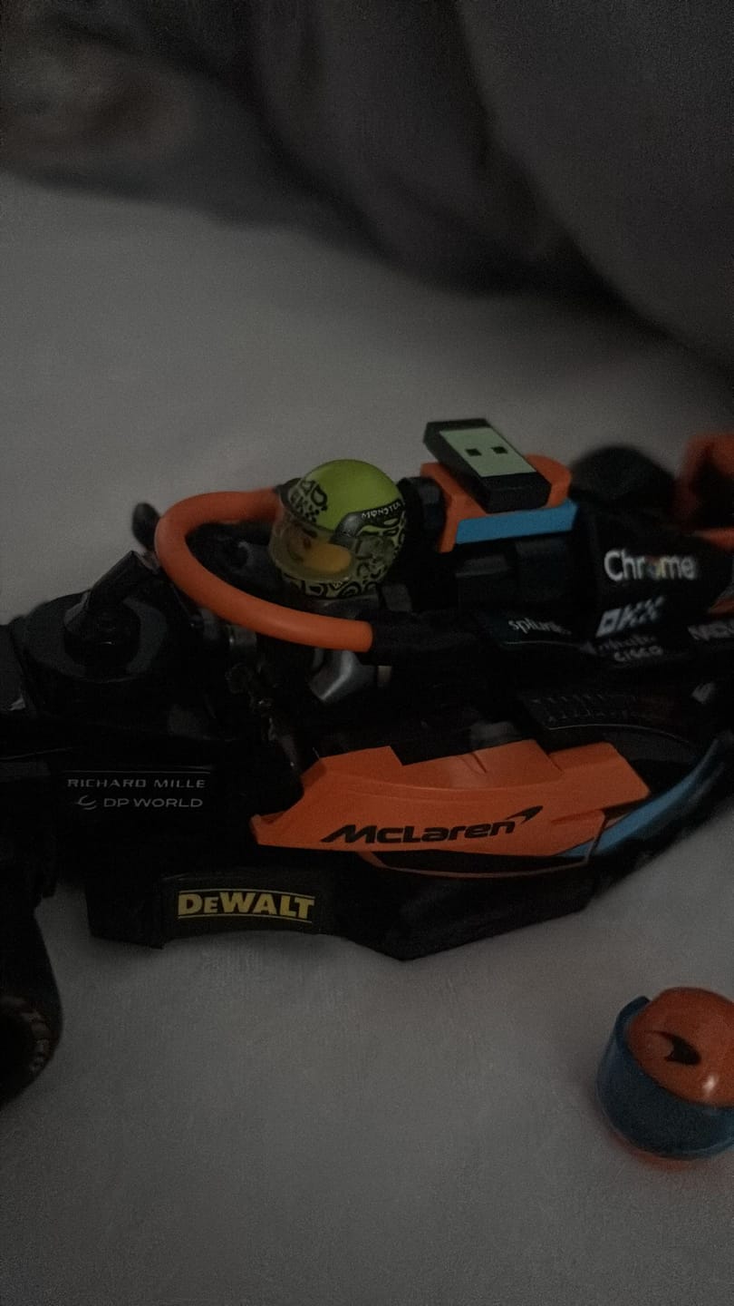 Customer photo review of Lando Norris 2025 Nano Helmet