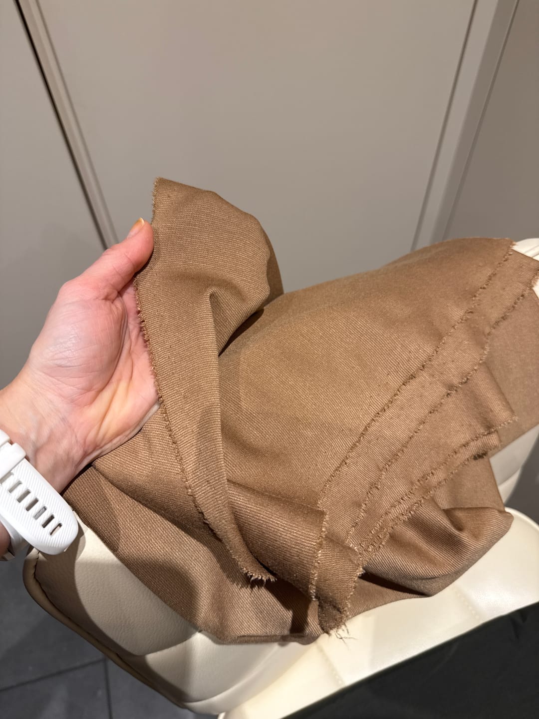 Customer photo review of Plain Ponte Roma Fabric