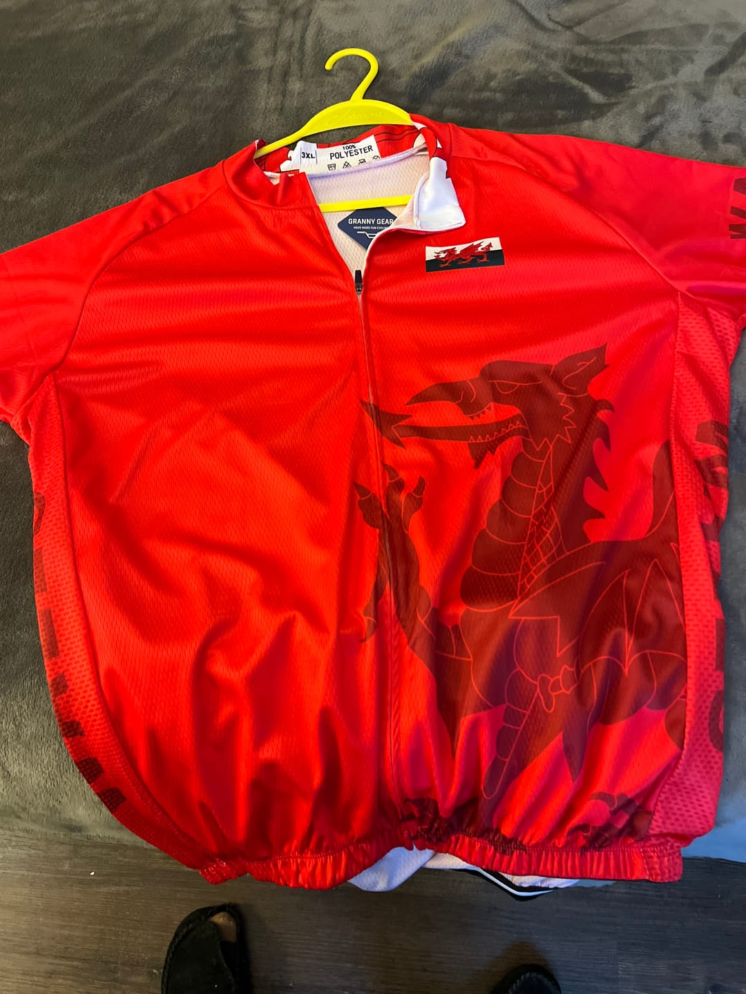 Customer photo review of Wales Cycling Jersey