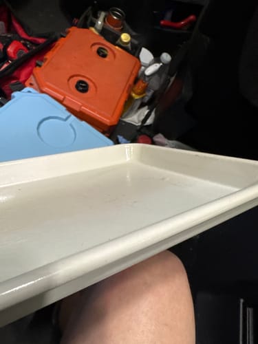 Customer photo review of PETERBILT WHITE N0006 | OEMatch Spray Can