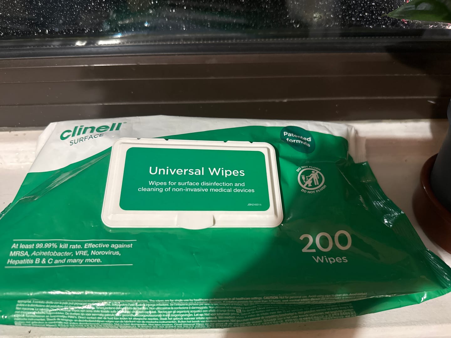 Customer photo review of Clinell Universal Wipes CW200