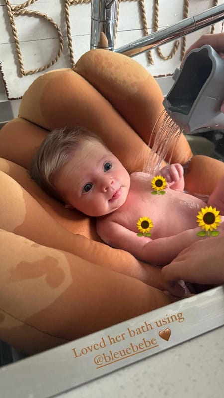 Customer photo review of Bleue Bebe's Sink Bather