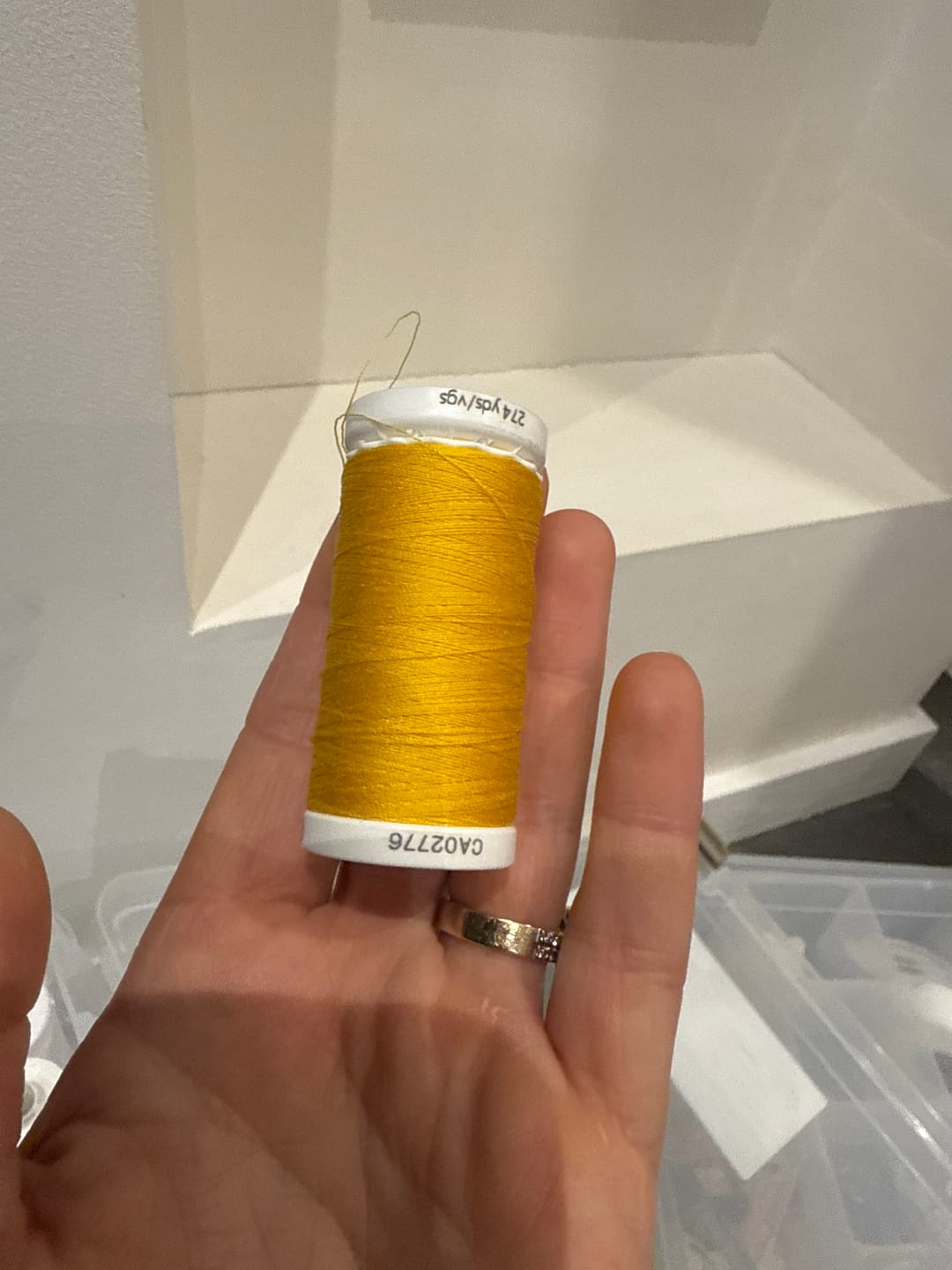 Customer photo review of Gutermann Denim Thread 100m