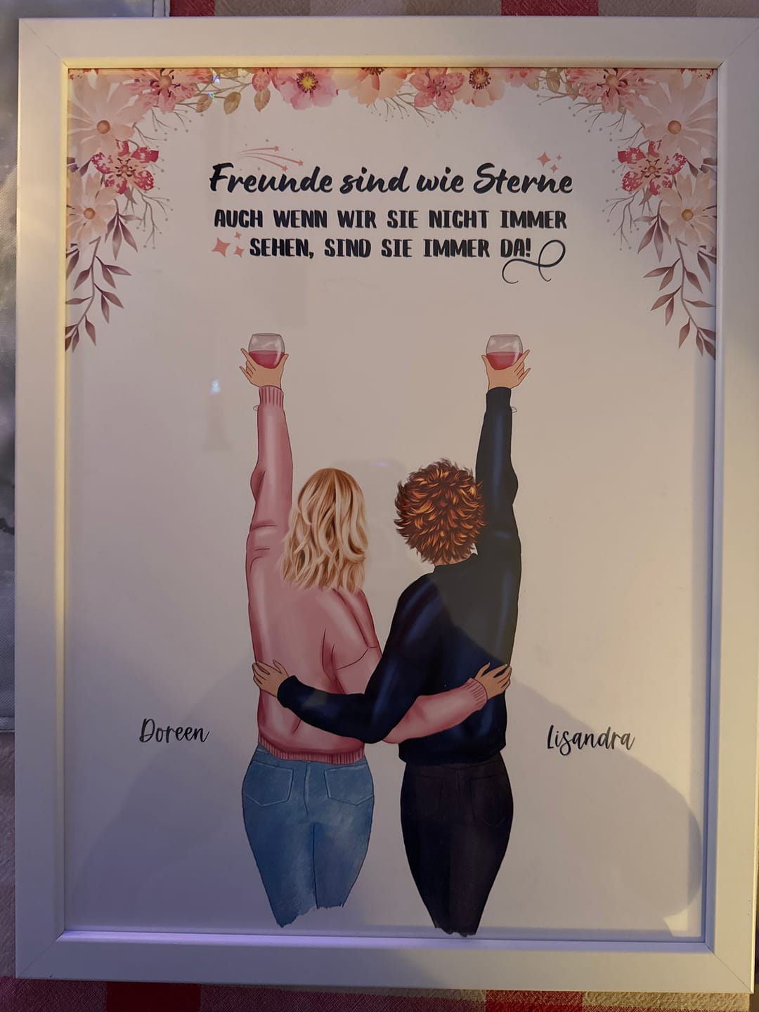 Customer photo review of Best Friends Forever - Personalisiertes Poster
