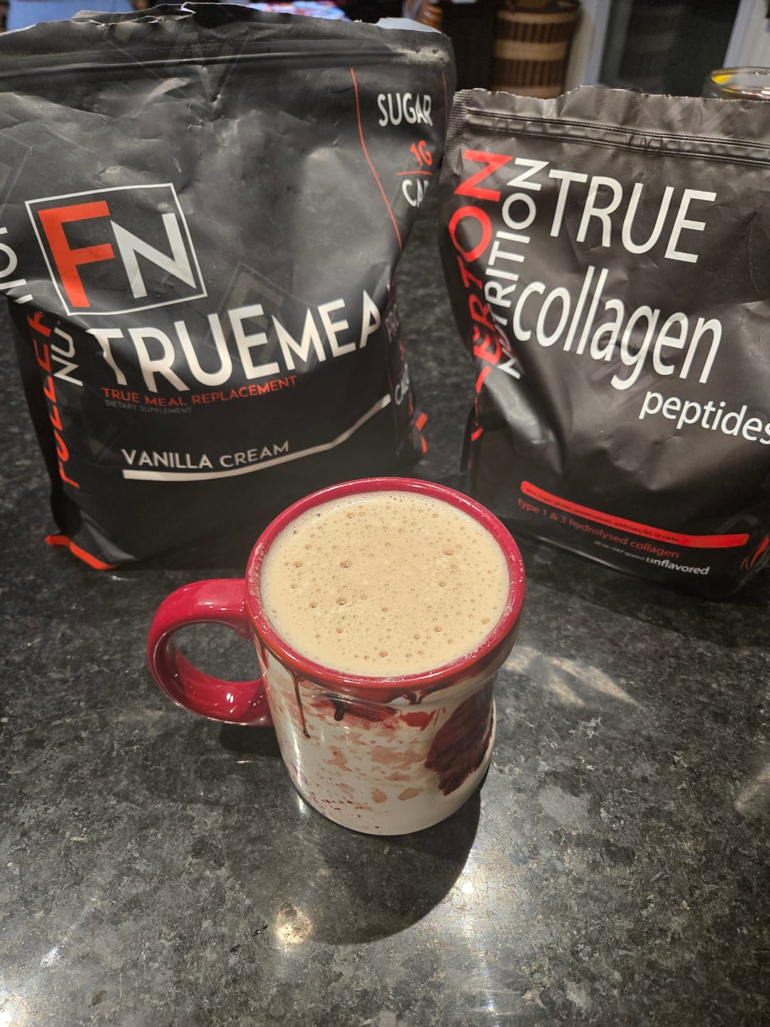 Customer photo review of True Collagen Protein