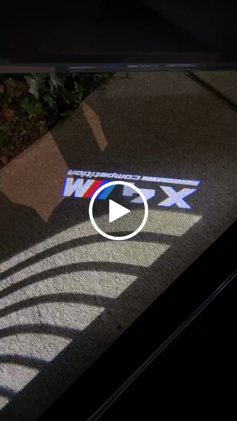 Customer video review of BMW LED Car Door Welcome Logo Shadow Lights | E/F Chassis