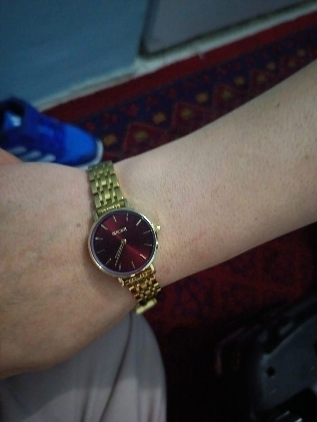 Customer photo review of Ruby Petite Black Gold Silver