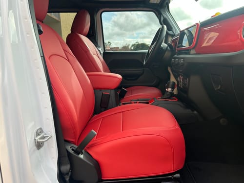 Customer photo review of Premium Custom-Fit Seat Covers