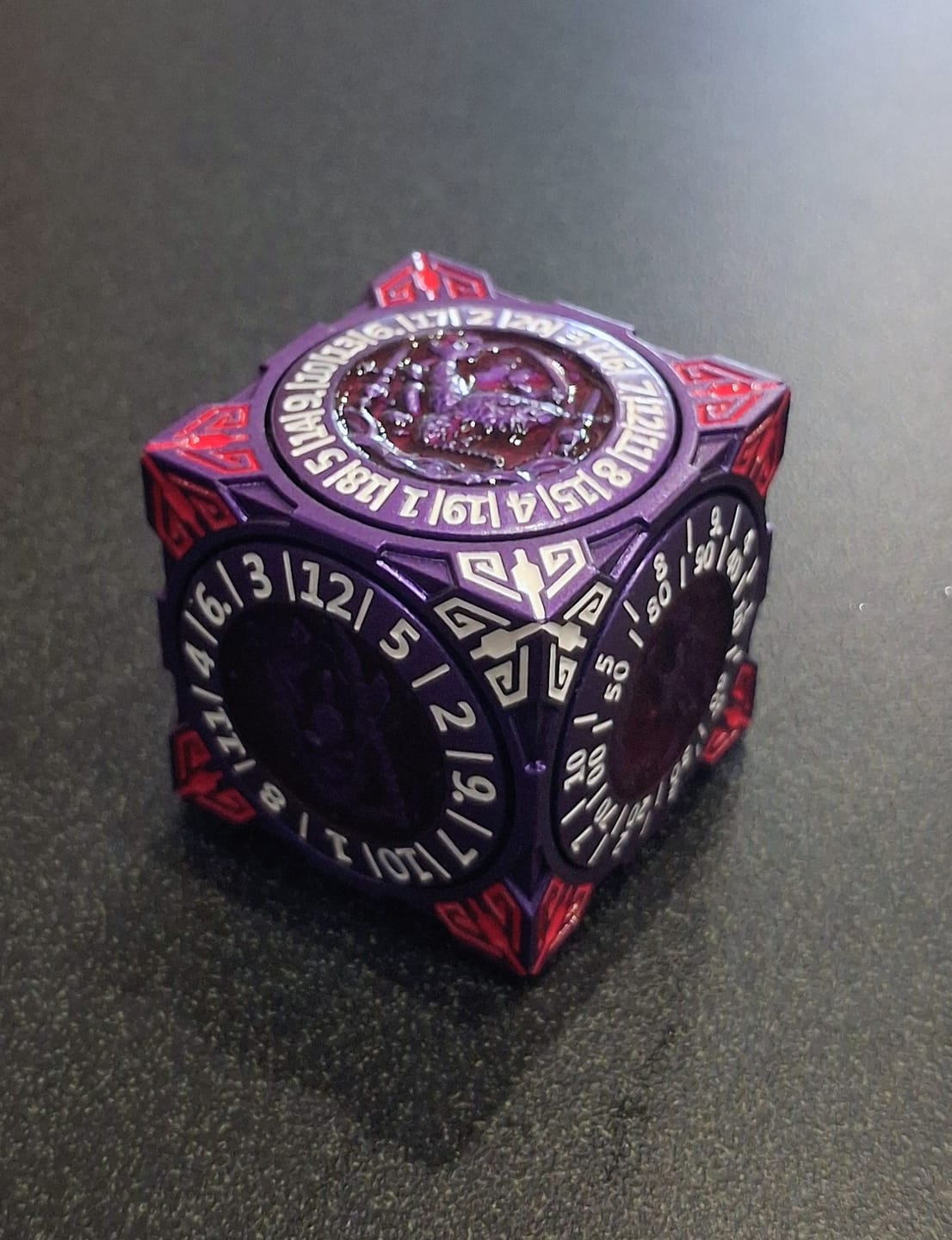 Customer photo review of Masters Dice Relic #000 – Class Legacy Spinner | 7 -in-1 Dual-Spinner Metal Dice