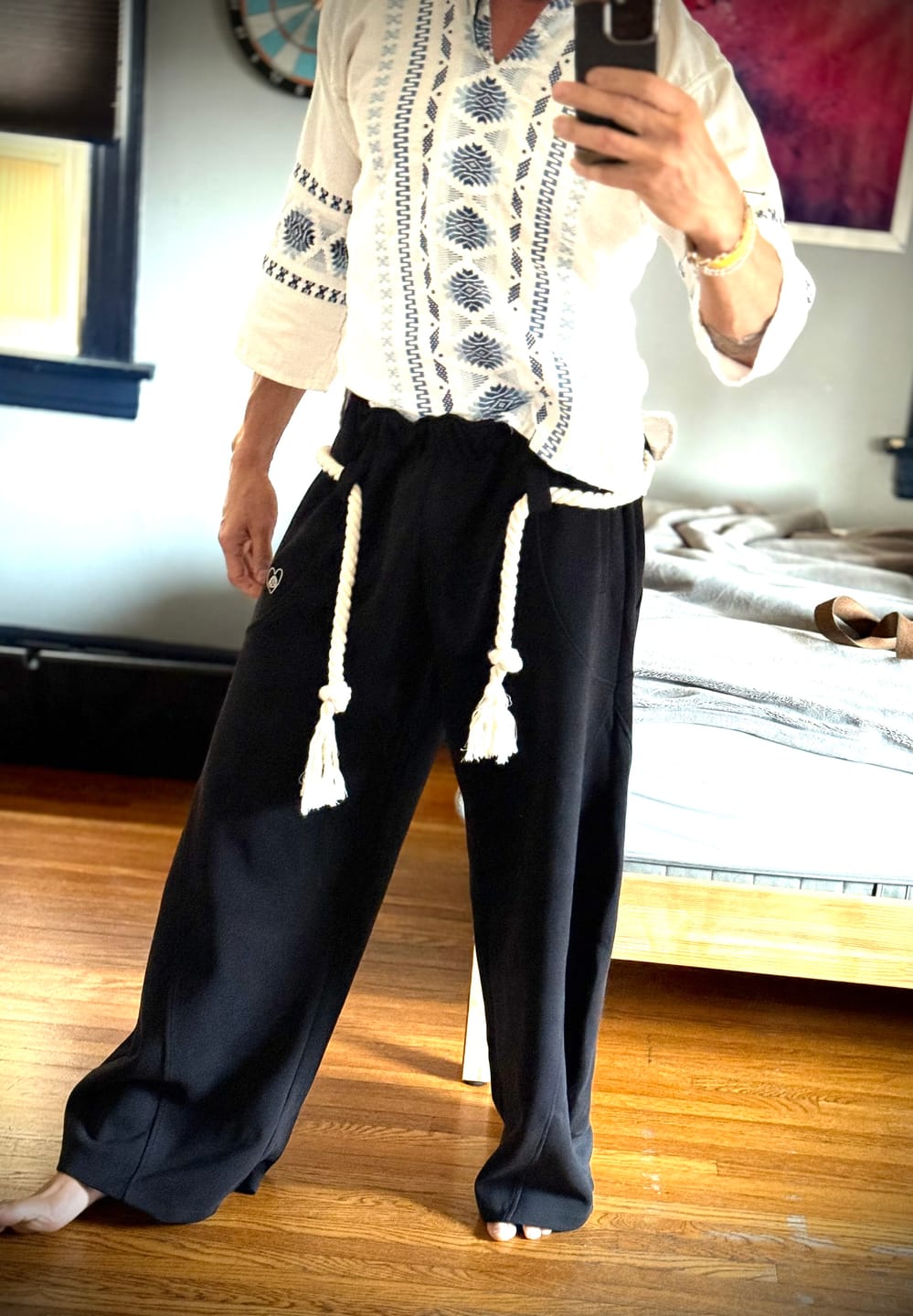 Customer photo review of Aelfric Eden Super Baggy Barrel Sweatpants