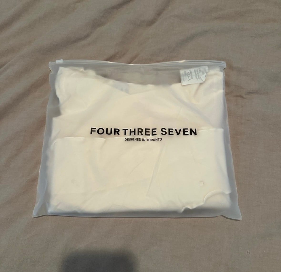 Customer photo review of The Wrap Top / Cream