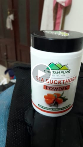 Customer video review of Sea Buckthorn Powder – Shop now for a healthy life style, Boosts immunity, Improves eye sight ,Prevents heart disease – 100% pure organic
