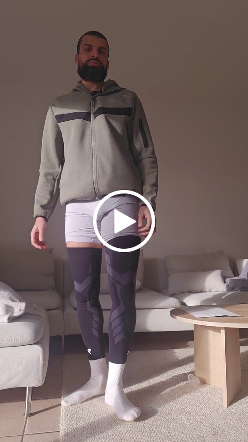 Customer video review of Chaussettes de compression Flytex V2
