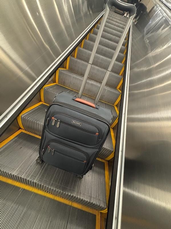 Customer photo review of Montecito 3.0 Softside Carry-On Expandable Spinner