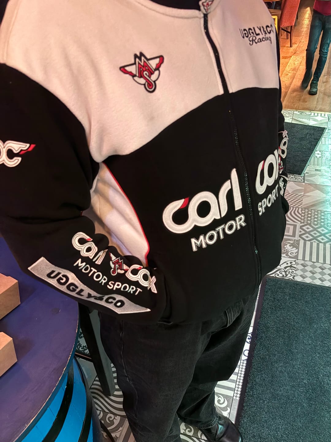 Customer photo review of Carl Cox Motorsport Track Jacket