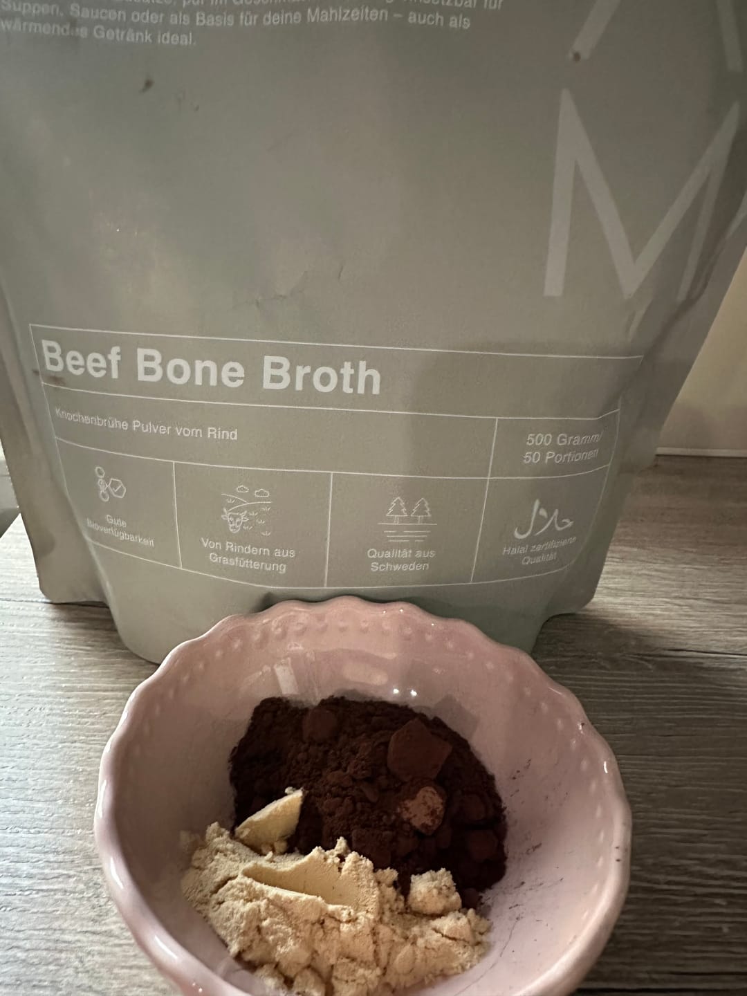 Customer photo review of Knochenbrühe Pulver 500g