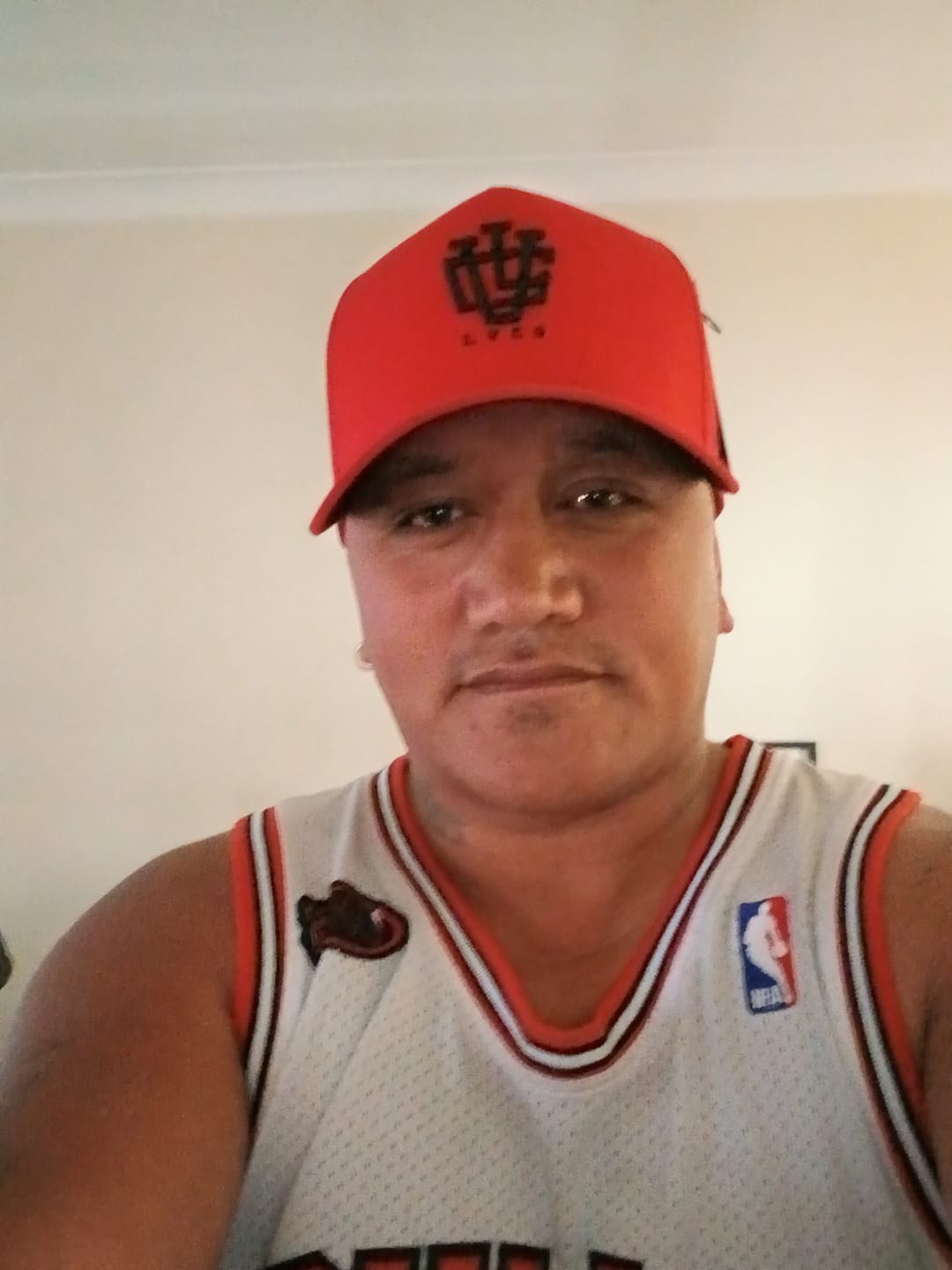 Customer photo review of LVCO Midnight Red A-Frame Snapback