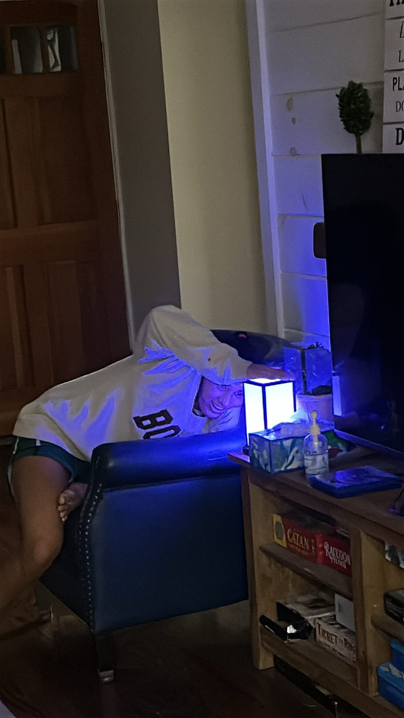Customer photo review of Modern Friendship Lamps Imperfect