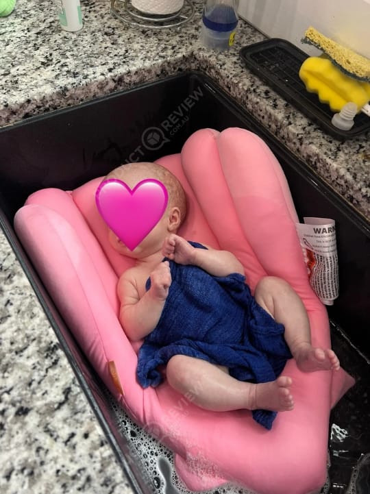 Customer photo review of Bleue Bebe's Sink Bather