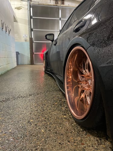 Customer photo review of RV-T081 ROSE GOLD DEEP LIP 2-PIECE FORGED WHEELS