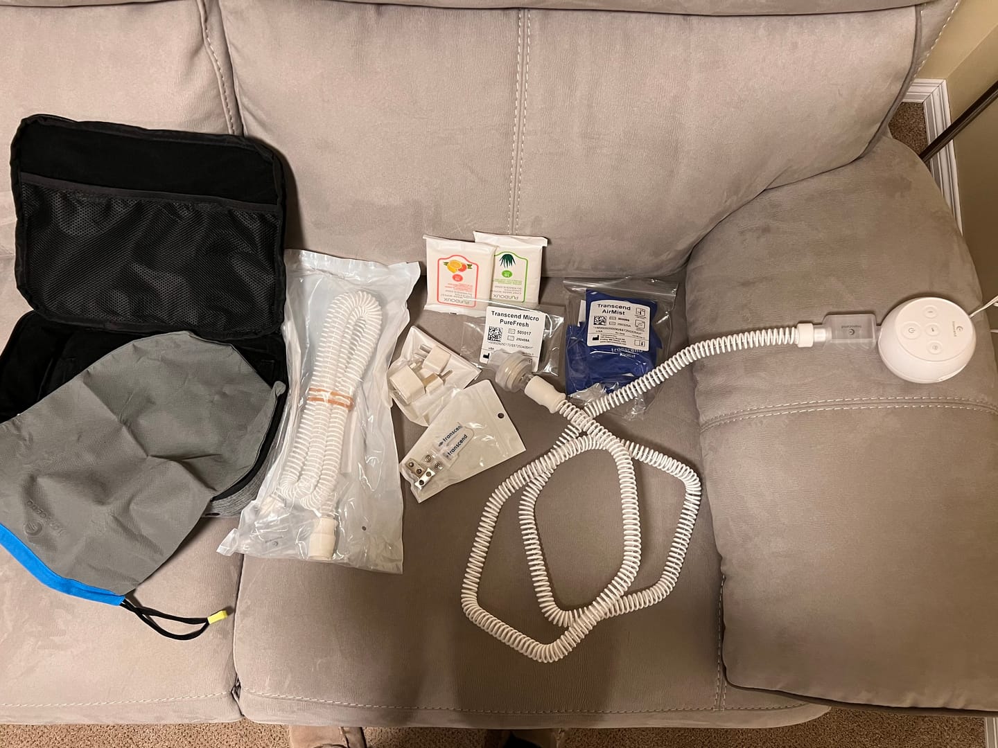 Customer photo review of Transcend Micro Essentials Pack for Transcend Travel CPAP