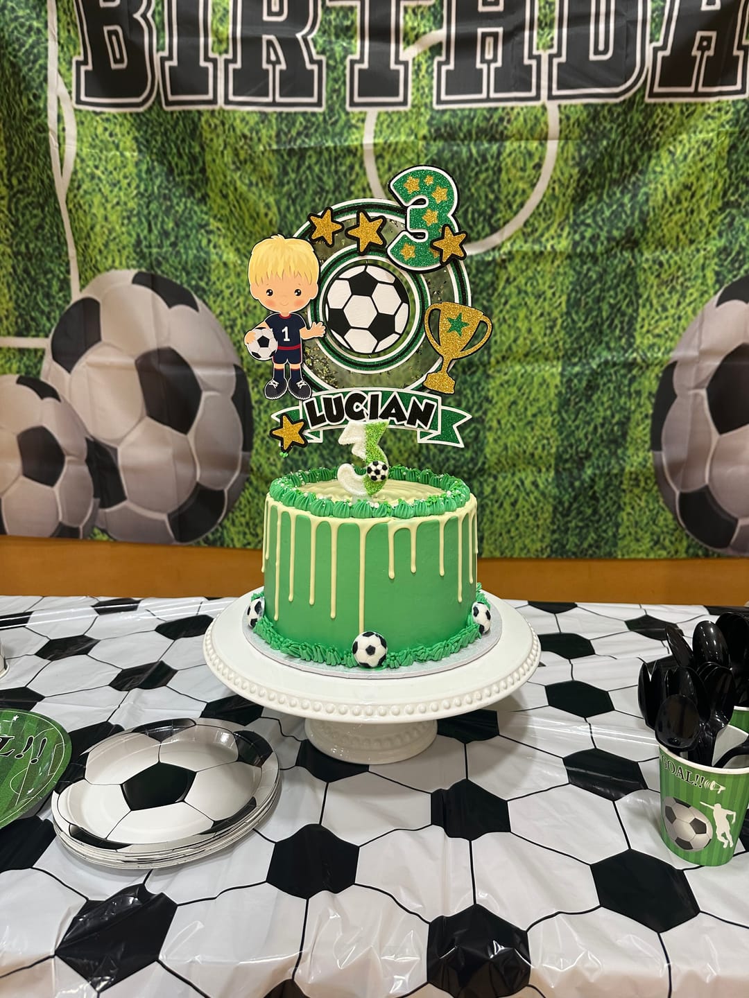 Customer photo review of Football Cake