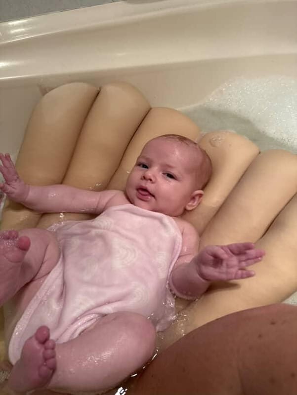 Customer photo review of Bleue Bebe's Sink Bather