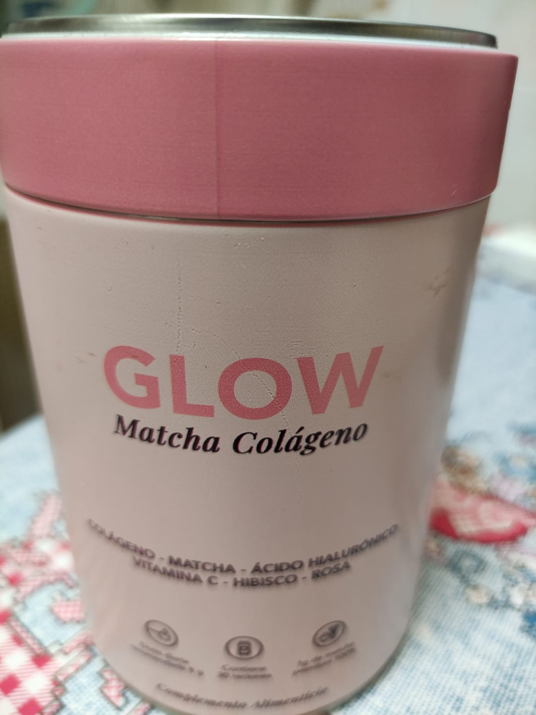 Customer photo review of Té Matcha con Colágeno