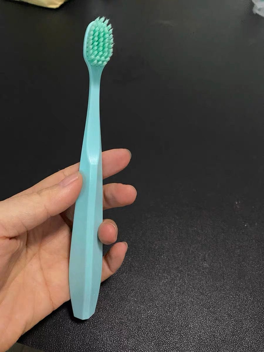 Customer photo review of Max Toothbrush • Extra Soft for Sensitive Gums • 4 Pack (Mint Green)