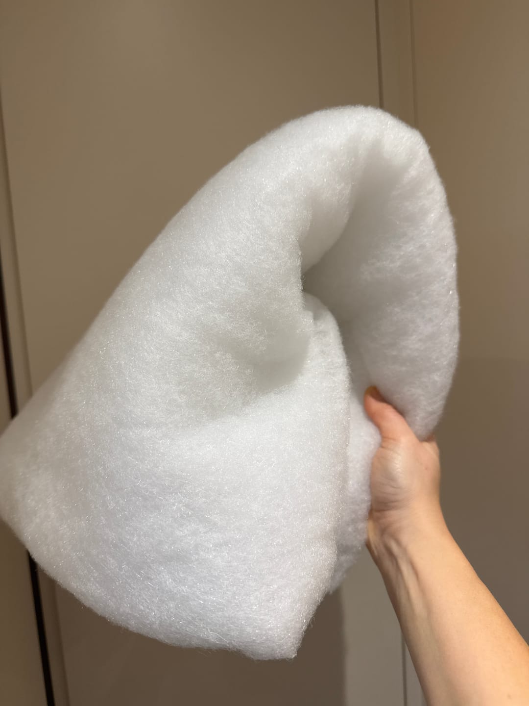 Customer photo review of 2oz Fire Retardant Wadding - 90cm wide