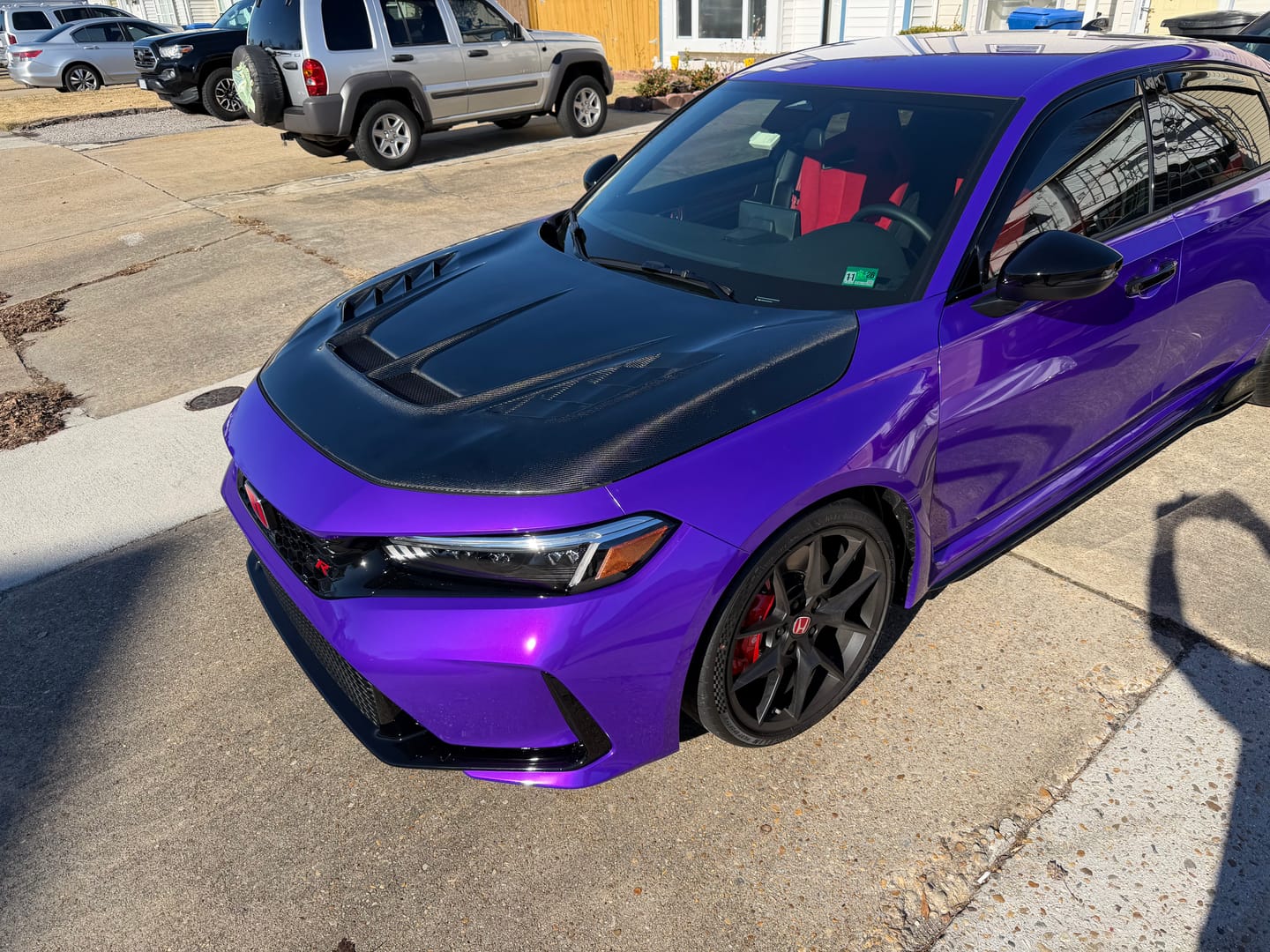 Customer photo review of Real Carbon Fiber Front Body Hood Kit For Honda Civic Type-R FL5 (2023-2025) NexaNovo