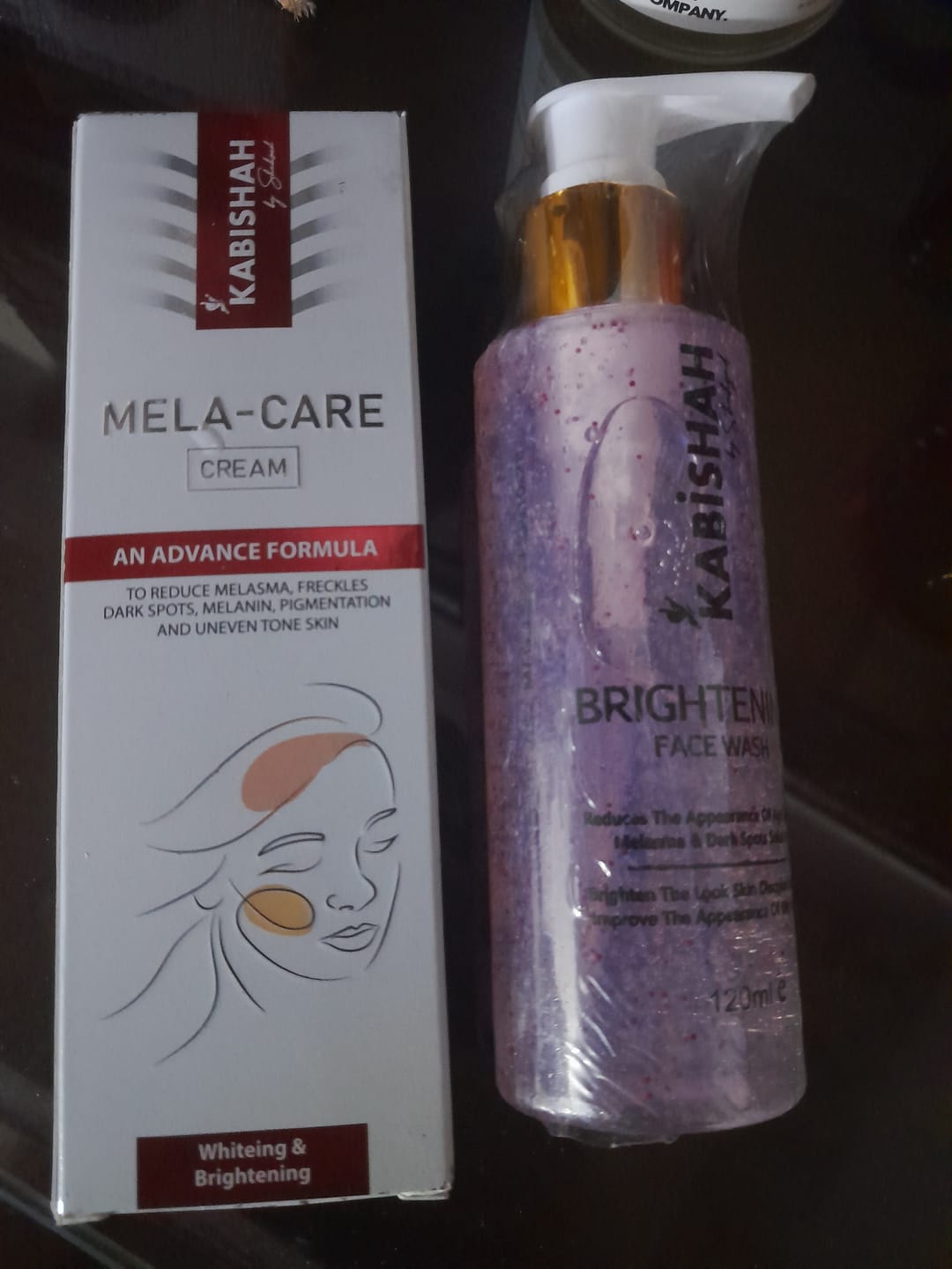 Customer photo review of Body Brilliance - Whitening Bundle: Cream & Lotion Duo