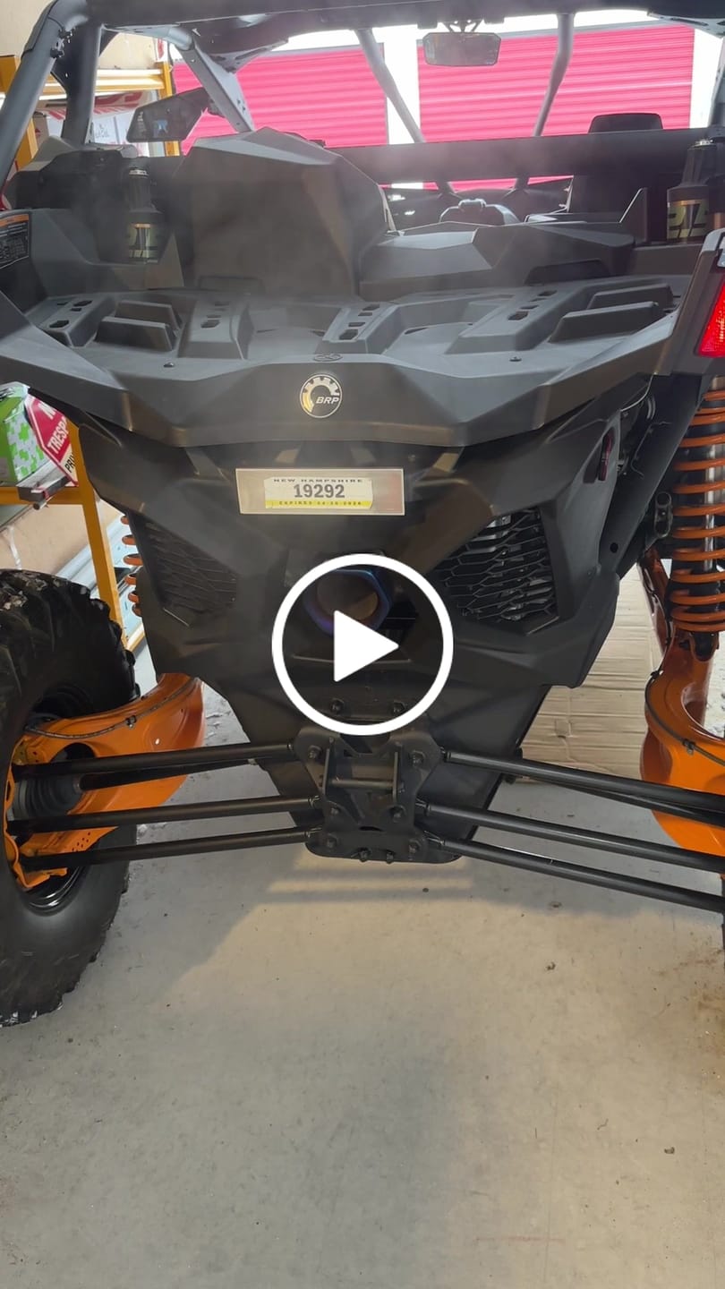 Customer video review of RPM Can-Am X3 Stainless Replacement Colored Tip