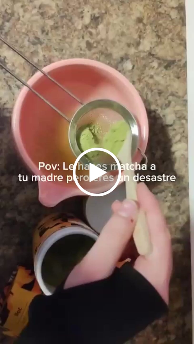 Customer video review of Té Matcha Premium Plátano