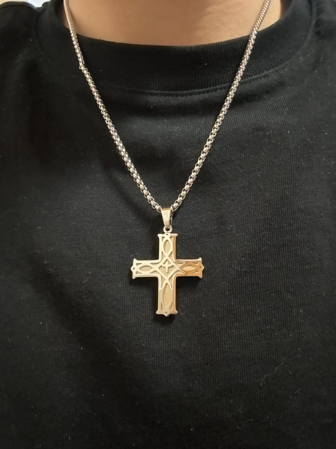 Customer photo review of Statement TM Kreuzkette