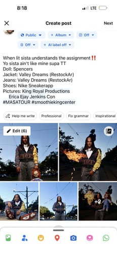 Customer photo review of Vale Forever Crest Zip Up Hoodie Black