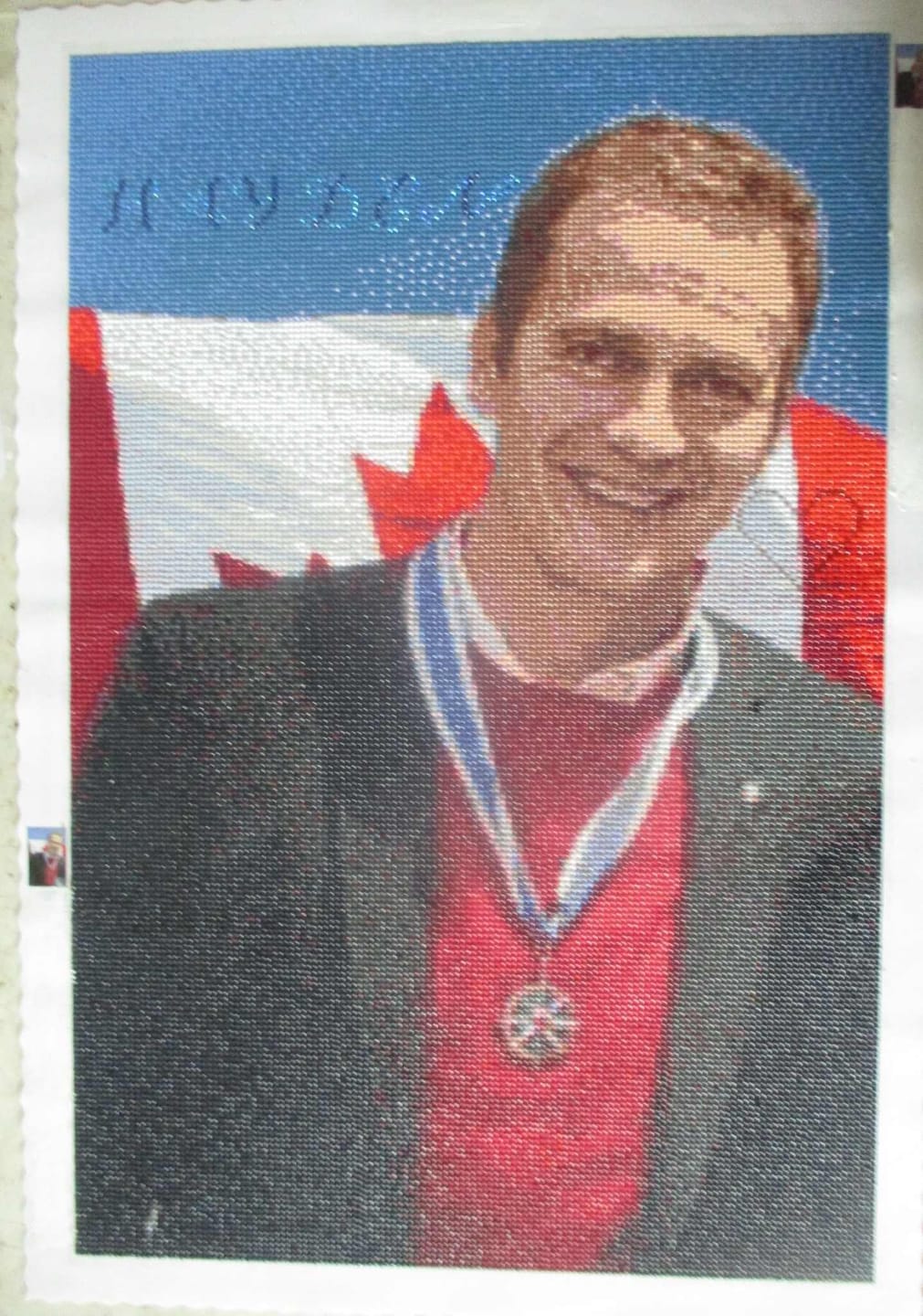 Customer photo review of Custom Diamond Painting Kits - Upload Any Image - Create Your Own