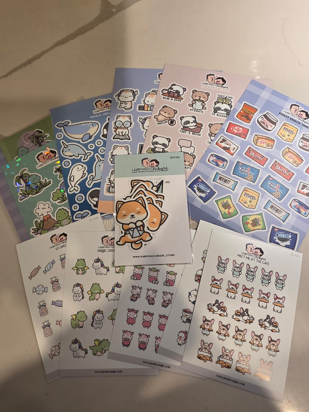 Customer photo review of Sticker Sampler Set