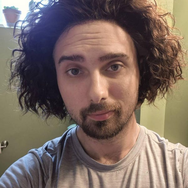 Customer photo review of Men Human Hair Wig Black Lace Front Curly Short Hair With Bangs Messy Thick Realistic 13X6