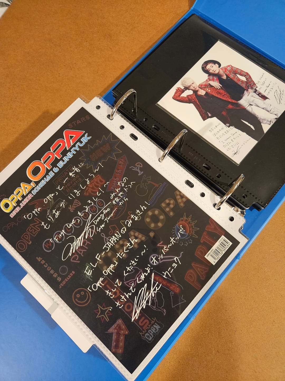 Customer photo review of B&W Custom A5 1-Pocket Pages - Mini Poster