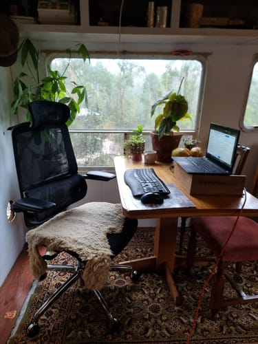 Customer photo review of Sihoo M59AS Ergonomic Office Chair with Dual-Section Backrest & 3D Flip-up Armrests