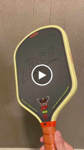 Customer video review of The Loco 16mm Pickleball Paddle- Hybrid