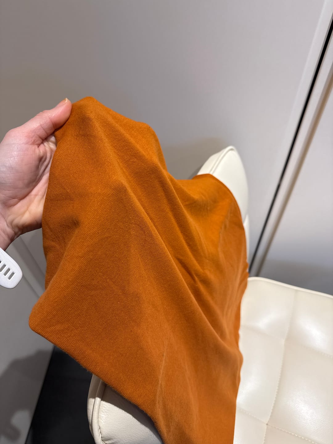 Customer photo review of Smooth Tubular Cuffing Fabric