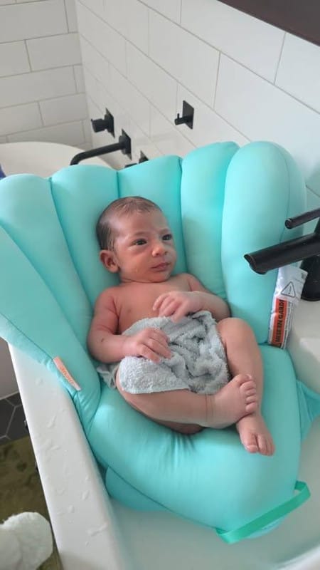Customer photo review of Bleue Bebe's Sink Bather