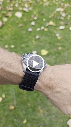 Customer video review of Glomar Explorer - Hook And Loop Watch Strap