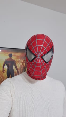 Customer photo review of [NEW] Spidey Gear™ - Tobey Maguire Mask
