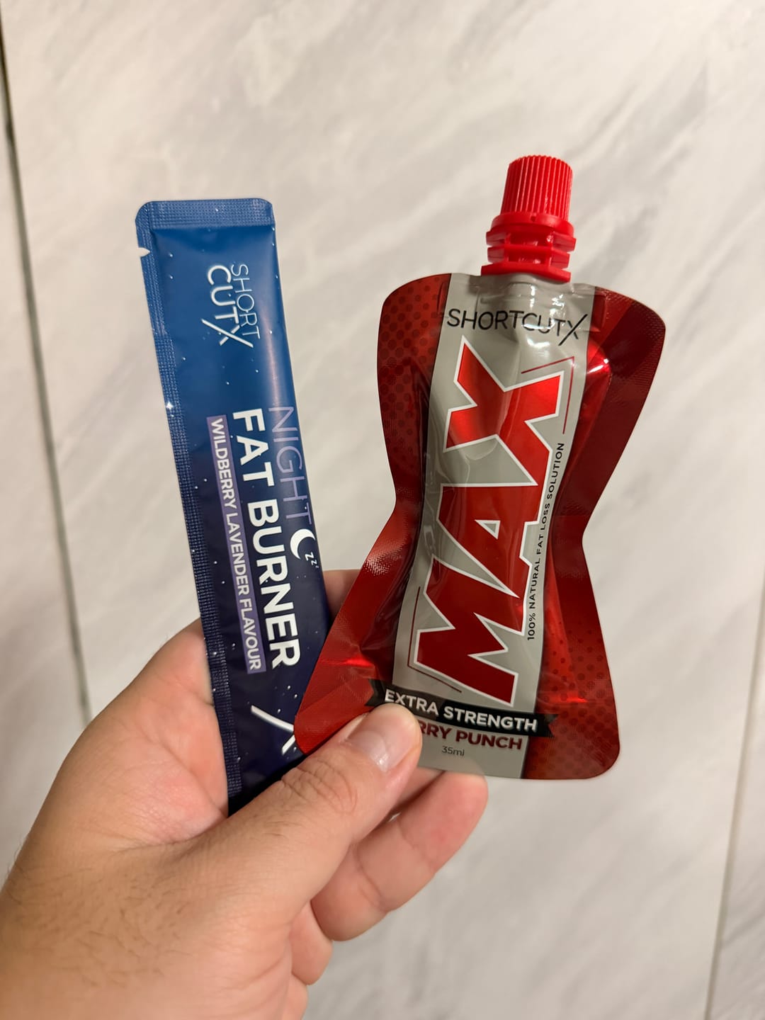 Customer photo review of Shortcutx Night Fat Burner Juice